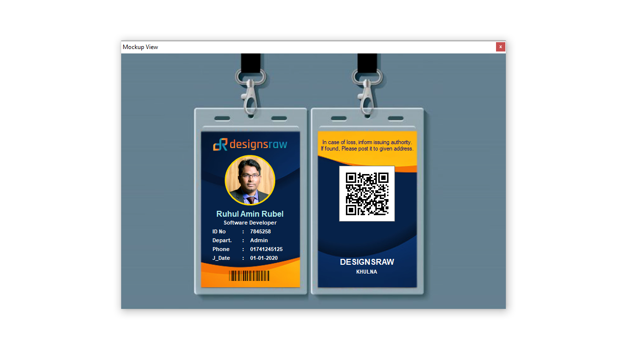 Smart Office ID Card Maker Professional ID Card in Minutes by